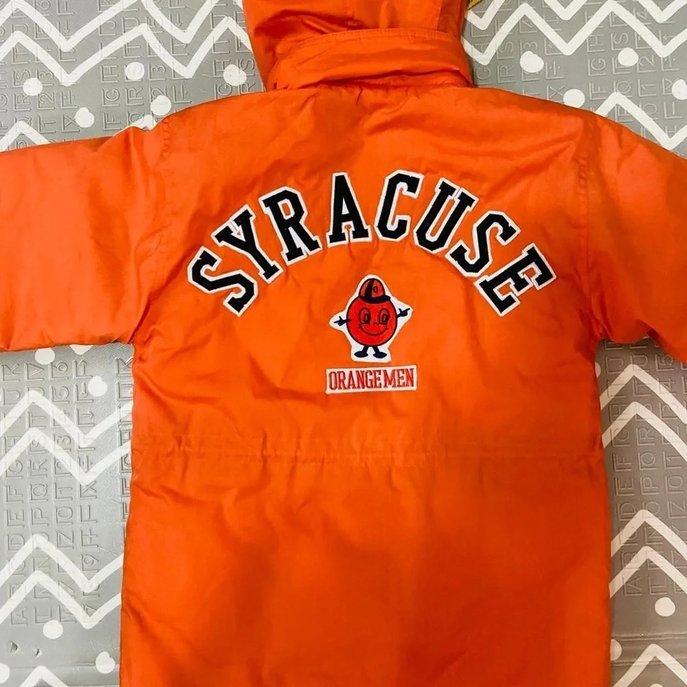Vintage rare embroidered Syracuse jacket coat